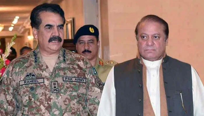 Raheel Sharif and Nawaz Sharif