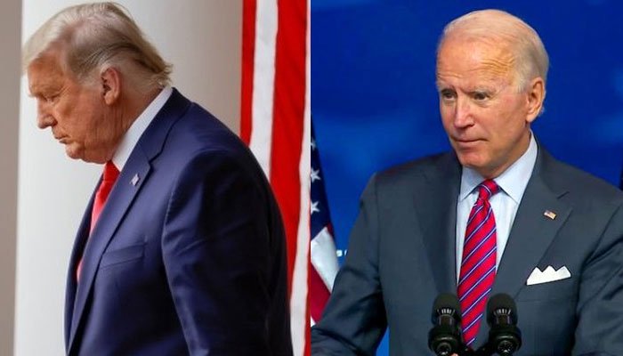 Donald Trump and Joe Biden