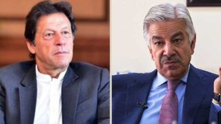Imran Khan, Khawaja Asif
