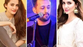 Mahra Khan, Ayman Khan and Atif Aslam