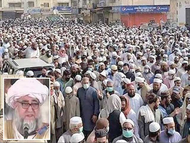 Mufti Zarwali khan, Funeral Prayer