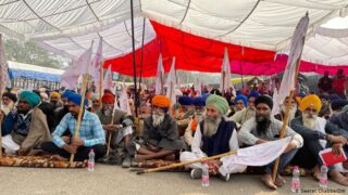 Neu Delhi Farmer Protest