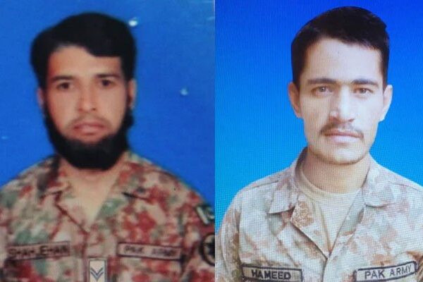 ایل او سی: بھارتی فوج کی اشتعال انگیزی سے 2 فوجی جوان شہید