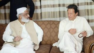 Arbab Ghulam Rahim and Imran Khan