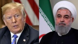 Donald Trump and Hassan Rouhani