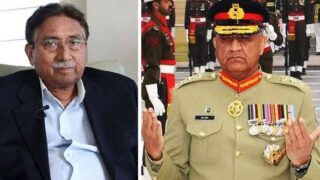 Pervez Musharraf and Qamar Javed Bajwa