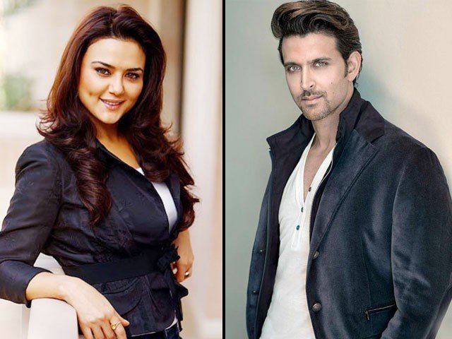 Pretty Zinta and Hrithik Roshan