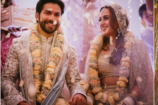 ورون اور نتاشا شادی کے بندھن میں بندھ گئے، تصاویر منظر عام پر آگئی