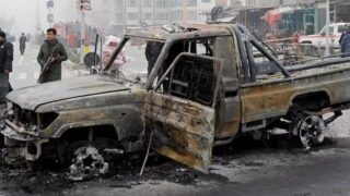 Afghanistan Wagon Fire