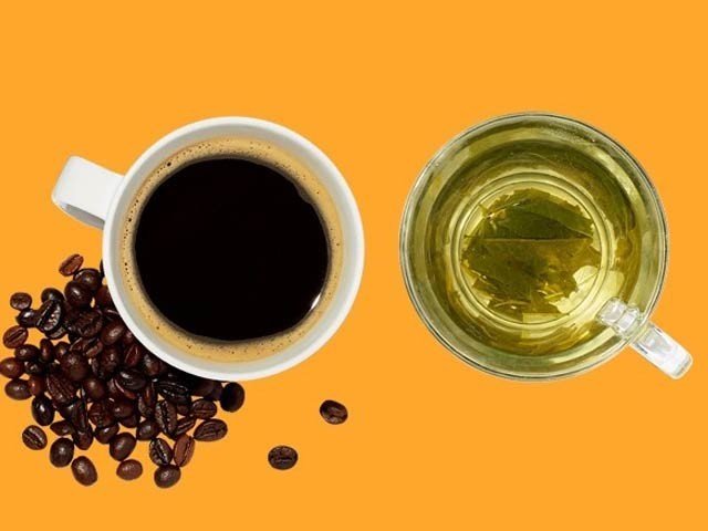Green Tea and Coffee