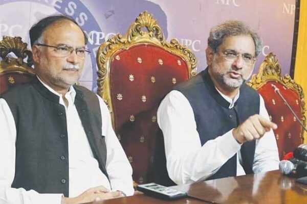 حمزہ شہباز کی رہائی کسی ڈیل کا نتیجہ نہیں، شاہد خاقان عباسی