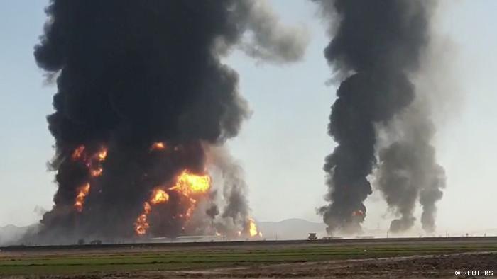 Oil Gas Tanker Fire