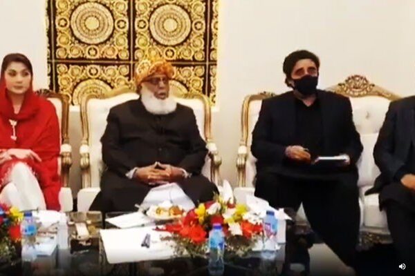 پی ڈی ایم کا سینیٹ الیکشن مل کر لڑنے، 26 مارچ کو لانگ مارچ کرنے کا اعلان