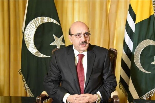 جب کشمیر پر ہمارا ردعمل آیا تو چیخیں دہلی سے نکلیں گی: صدر آزاد کشمیر