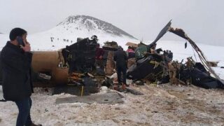 Crash Turkey Military Helicopter