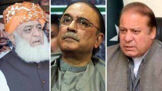 Fazlur Rehman, Nawaz Sharif and Asif Zardari
