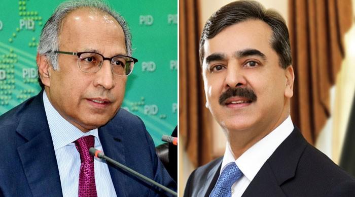 Hafeez Sheikh And Yousuf Raza Gilani