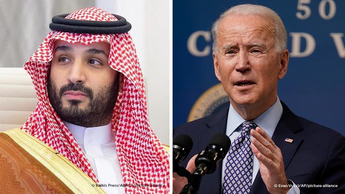 Joe Biden and Mohammed bin Salman
