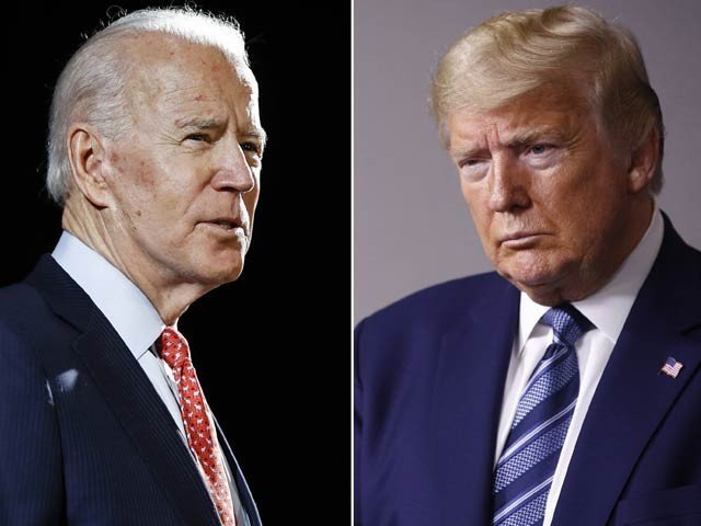 Joe Biden and Trump