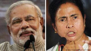 Narendra Modi and Mamta Banerjee