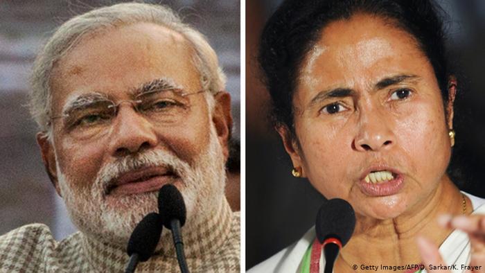 Narendra Modi and Mamta Banerjee