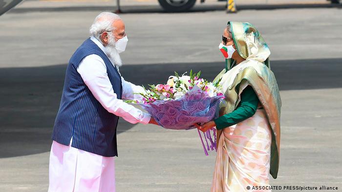 Narendra Modi and Sheikh Hasina