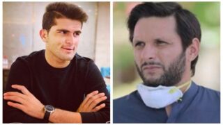 Shaheen Shah Afridi and Shahid Afridi
