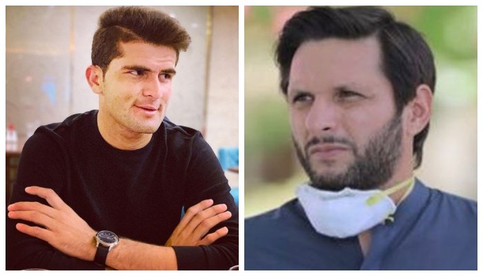 Shaheen Shah Afridi and Shahid Afridi