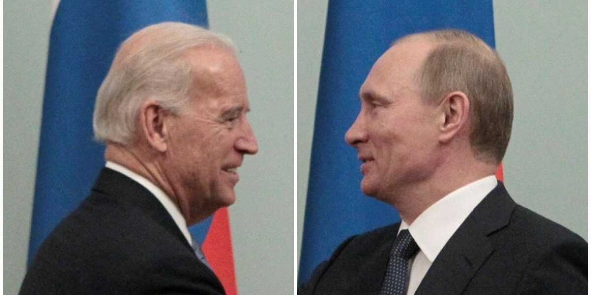 Vladimir Putin and Biden