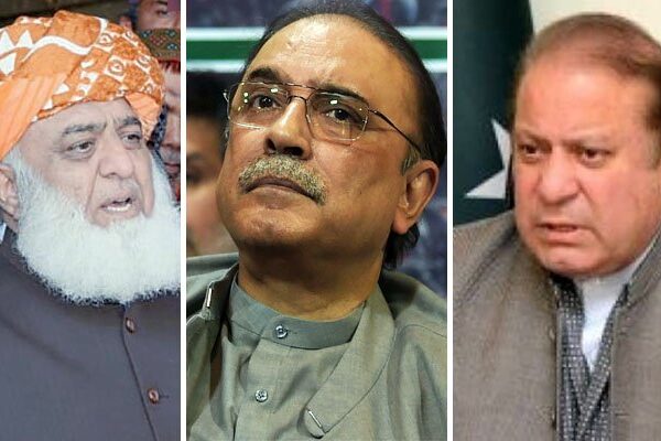 زرداری، نواز شریف اور فضل الرحمان کا وزیراعظم سے استعفے کا مطالبہ