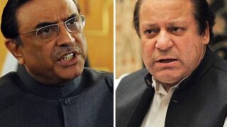Asif Ali Zardari and Nawaz Sharif