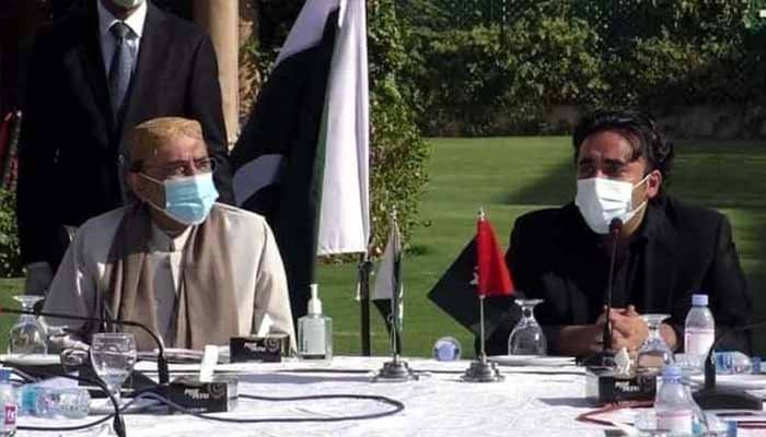 Asif Zardari and Bilawal Bhutto