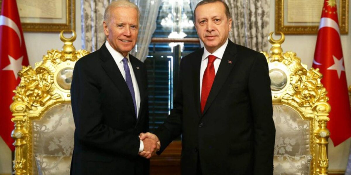 Biden and Recep Tayyip Erdogan