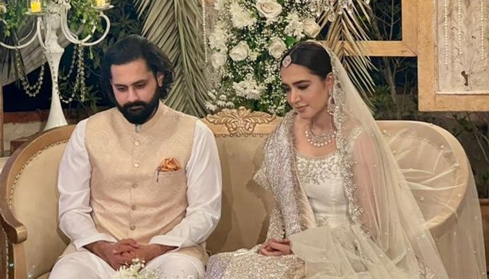 Mansha Pasha and Jibran Nasir