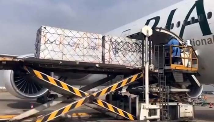 PIA Plane Corona Vaccine