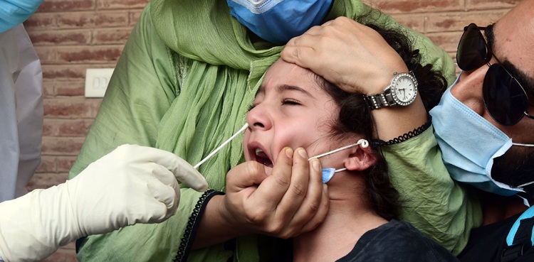 Pakistan Corona children