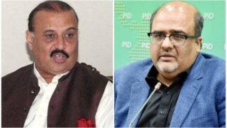 Raja Riaz and Shahzad Akbar