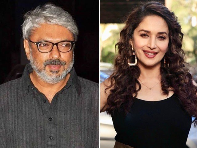 Sanjay Leela Bhansali and Madhuri