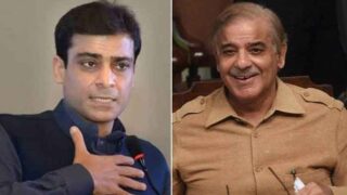 Hamza Shahbaz and Shahbaz Sharif