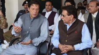 Imran Khan and Raja Farooq Haider