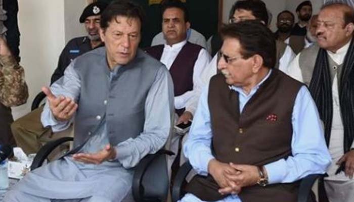 Imran Khan and Raja Farooq Haider