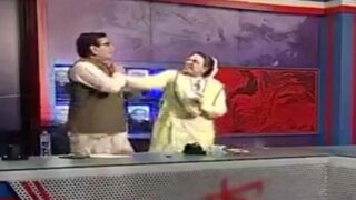 Qadir Mandokhel and Firdous Aashiq Awan