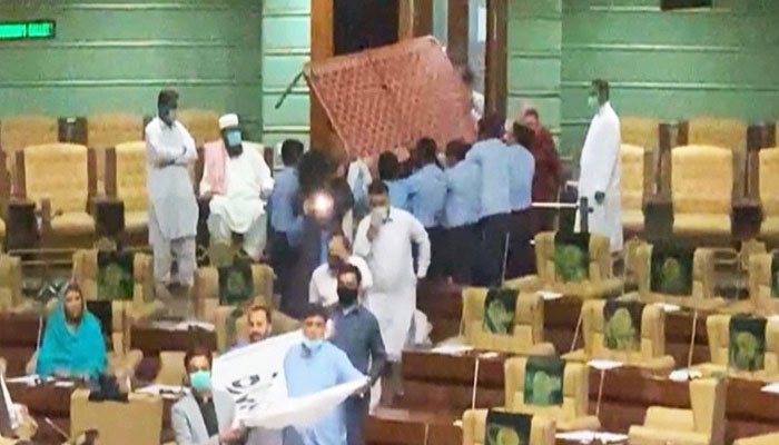 Sindh Assembly Protest