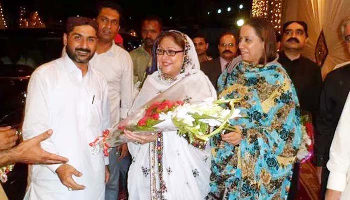Uzair Baloch and Faryal Talpur