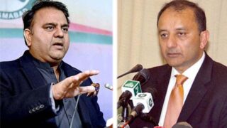 Fawad Chaudhry and Musaddiq Malik