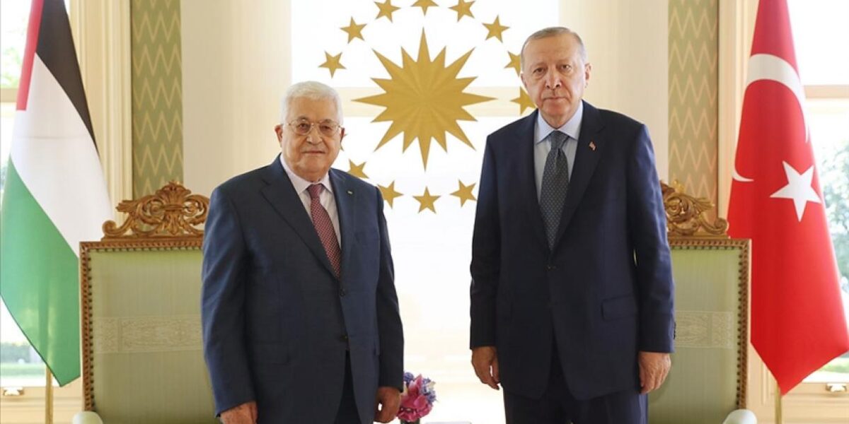 Mahmoud Abbas and President Erdogan