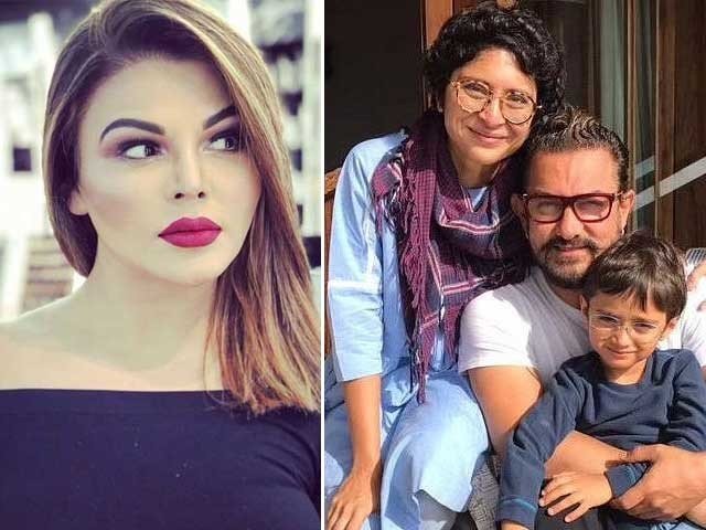 Rakhi Sawant and Aamir Khan