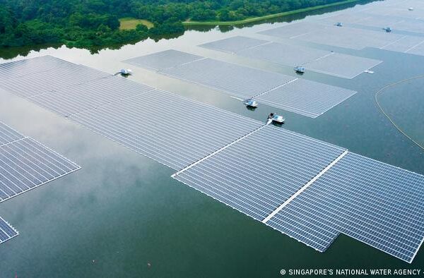 دنیا کا سب سے بڑا تیرتا ہوا شمسی فارم