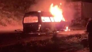 Gujranwala Van Fire