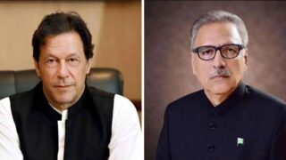 Imran Khan and Arif Alvi